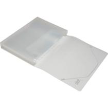 Pasta Sanfonada Plástica A4 12 Divisões Cristal