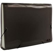 Pasta Sanfonada Plástica A4 12 Divisoes Fume (7897027250272)