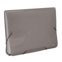 Pasta Sanfonada Plastica A4 12 Divisorias Fume Dac