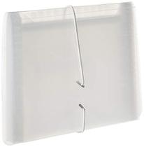 Pasta Sanfonada Plastica Duplicata 12 Divisoes Cristal