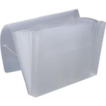 Pasta Sanfonada Plastica NEW Line A4 12 Divisoes Crista - Polibras