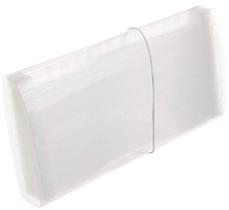 Pasta Sanfonada Plastica Porta Cheque 12 Div. Cristal Pasta Sanfonada Plastica Porta Cheque 12 Div. Cristal