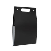Pasta Sanfonada Vertical A4 Alça 12 Div Polibras Cor Preto Pasta Sanfonada Vertical A4 Alça 12 Div Polibras Cor Preto