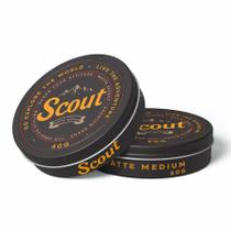 Pasta Scout Matte Medium Hold 60g - Efeito Seco e Média Fixação