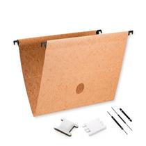 Pasta Suspensa Kraft 170g com Visor Etiqueta e Grampo Dello pacote 10 unidades Pasta Suspensa Kraft 170g com Visor Etiqueta e Grampo Dello pacote 10 unidades