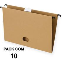 Pasta Suspensa KRAFT Grampo+visor Plastificad PCT.C/10 Pasta Suspensa KRAFT Grampo+visor Plastificad PCT.C/10