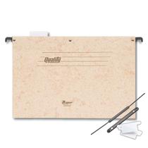 Pasta Suspensa Marmorizada Quality Vareta Plástica Com 10