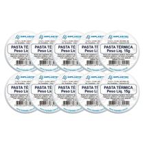Pasta Térmica 15g Implastec Processador Kit Com 10 Unidades Pasta Térmica 15g Implastec Processador Kit Com 10 Unidades