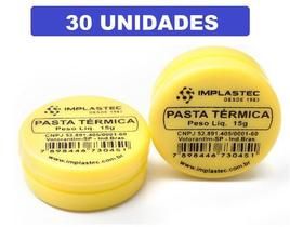 Pasta Térmica 15g Implastec Processador Kit Com 30 Unidades