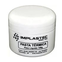 Pasta Térmica De Silicone Branca 100g Para Processador Cpu - Implastec