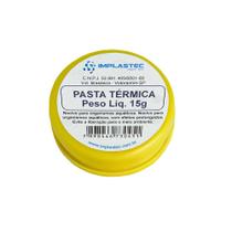 Pasta Térmica Implastec Pote 15g para Processadores, Dissipadores e Componentes Eletrônicos Pasta Térmica Implastec Pote 15g para Processadores, Dissipadores e Componentes Eletrônicos