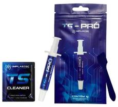 Pasta Térmica Implastec Ts Pro 1g, Espátula + Sachê Cleaner Cor Cinza