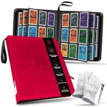 Pasta Toploader MEIYODECK comporta 252 cartas com 9 bolsos Pasta Toploader MEIYODECK comporta 252 cartas com 9 bolsos