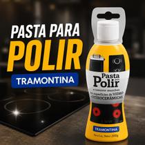 Pasta Tramontina 200g Polidora Vidro Vitrocerâmico Não Tóxica Remove Manchas e Dá Brilho Pasta Tramontina 200g Polidora Vidro Vitrocerâmico Não Tóxica Remove Manchas e Dá Brilho