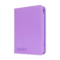 Pasta Vault X 9 Bolsos com Zíper para 360 Cartas Exo-Tec Roxa