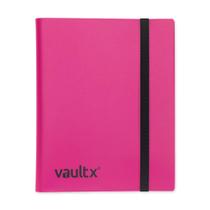 Pasta Vault X com Elástico e 9 Bolsos para 360 Cartas Rosa Pasta Vault X com Elástico e 9 Bolsos para 360 Cartas Rosa