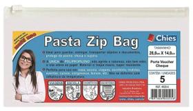Pasta zíper Chies voucher de viagens 28 x 14cm com 5 unid. Pasta zíper Chies voucher de viagens 28 x 14cm com 5 unid.