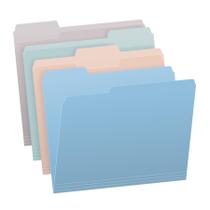 Pastas de arquivo: Pendaflex, tamanho de carta, cores variadas, pacote com 36