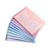 Pastas De Arquivo Plásticas Transparentes A4 10 Unidades, Sacos De Armazenamento De Documentos À