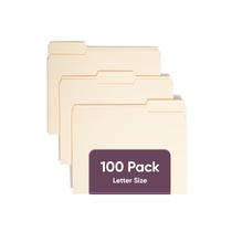 Pastas de arquivo Smead Letter Size 1/3-Cut Tab Manila 100/Box Pastas de arquivo Smead Letter Size 1/3-Cut Tab Manila 100/Box