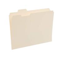Pastas de arquivo Staples 116699, tamanho de carta, 5 abas, Manila 100/Box