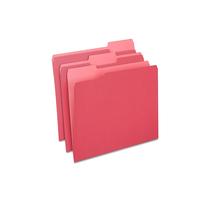 Pastas de arquivo Staples ST224519-CCVS 1/3 Cut Letter Size Red 200