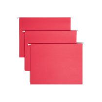 Pastas de arquivo suspensas SMEAD Standard Red 25 Count Letter Pastas de arquivo suspensas SMEAD Standard Red 25 Count Letter