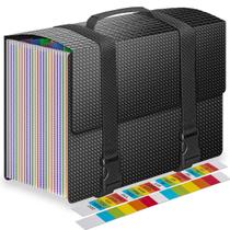 Pastas de arquivos expansíveis Fun Storage, 25 bolsos, tamanho A4/carta Pastas de arquivos expansíveis Fun Storage, 25 bolsos, tamanho A4/carta