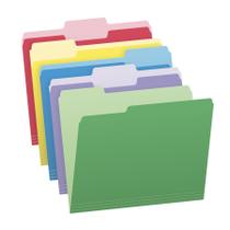 Pastas de arquivos Pendaflex Heavyweight em dois tons, cores variadas