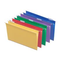 Pastas de arquivos suspensas Staples 345001, 5 guias, tamanho legal 25/BX