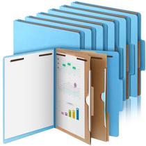 Pastas de classificação Skyygemm, 12 unidades, tamanho carta, azul