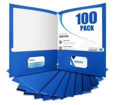 Pastas de papel BIBRADAA, pacote com 100, impermeáveis, tamanho carta
