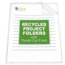 Pastas de projeto C-Line Recycled Reduced Glare Letter Clear Pastas de projeto C-Line Recycled Reduced Glare Letter Clear