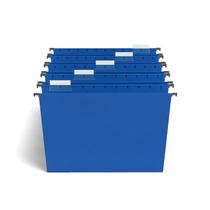 Pastas Suspensas Staples 163501 - 5 Guias, Tamanho Carta, Azul (25 Unidades)