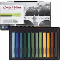 Pastel Seco Conté à Paris Carré 12 Cores Paisagem Pastel Seco Conté à Paris Carré 12 Cores Paisagem