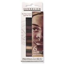 Pastel Seco Sennelier Extra Soft 06 Cores Dark Skin Tones Pastel Seco Sennelier Extra Soft 06 Cores Dark Skin Tones