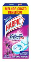 Pastilha Adesiva 2em1 Lavanda Limpa e Perfuma com 3UN