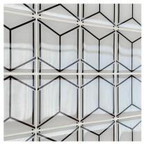 Pastilha Adesiva Geométrica Cubo - Kit com 4 Placas Adesivas 3M