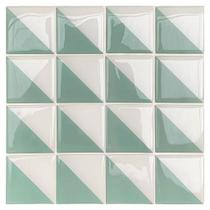 Pastilha Adesiva Geométrica Triângulo - Kit com 4 Placas Adesivas 3M para Decoração Pastilha Adesiva Geométrica Triângulo - Kit com 4 Placas Adesivas 3M para Decoração