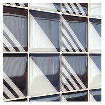 Pastilha Adesiva Linhas Abstratas - Kit com 4 Placas Adesivas 3M Pastilha Adesiva Linhas Abstratas - Kit com 4 Placas Adesivas 3M