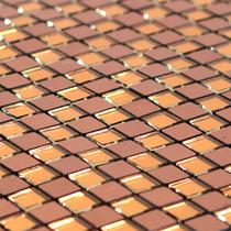 Pastilha Adesiva Metal Vidro Cobre Âmbar 30 X 30cm DS10078 Pastilha Adesiva Metal Vidro Cobre Âmbar 30 X 30cm DS10078