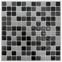 Pastilha Adesiva Mini Branca, Cinza e Preta - Kit com 4 Placas Adesivas 3M Pastilha Adesiva Mini Branca, Cinza e Preta - Kit com 4 Placas Adesivas 3M