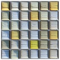 Pastilha Adesiva Mini Espelhada Prata e Dourada - Kit com 4 Placas Adesivas 3M