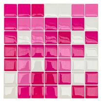 Pastilha Adesiva Miscelânea Rosa - Kit com 4 Placas Adesivas 3M Pastilha Adesiva Miscelânea Rosa - Kit com 4 Placas Adesivas 3M