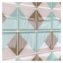 Pastilha Adesiva Mosaico Kit 4 Placas Adesivo 3M - 18,5x18,5cm Pastilha Adesiva Mosaico Kit 4 Placas Adesivo 3M - 18,5x18,5cm