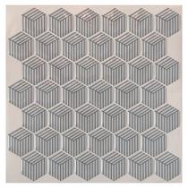 Pastilha Adesiva Resinada Colmeia Cubo - Kit com 4 Placas 3M Pastilha Adesiva Resinada Colmeia Cubo - Kit com 4 Placas 3M