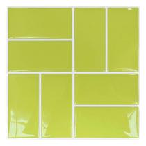 Pastilha Adesiva Resinada Concept Amarelo 1m² - 13 Placas Pastilha Adesiva Resinada Concept Amarelo 1m² - 13 Placas