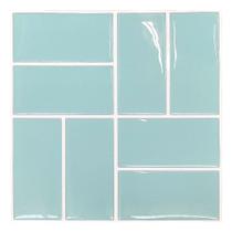 Pastilha Adesiva Resinada Concept Azul 28,5cm x 28,5cm - Ideal para Banheiro, Cozinha e Lavanderia Pastilha Adesiva Resinada Concept Azul 28,5cm x 28,5cm - Ideal para Banheiro, Cozinha e Lavanderia