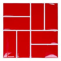 Pastilha Adesiva Resinada Concept Vermelho - 28,5 cm x 28,5 cm Pastilha Adesiva Resinada Concept Vermelho - 28,5 cm x 28,5 cm