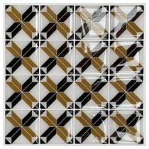 Pastilha Adesiva Resinada Decorada Losango - Kit com 4 Placas Adesivas 3M Pastilha Adesiva Resinada Decorada Losango - Kit com 4 Placas Adesivas 3M